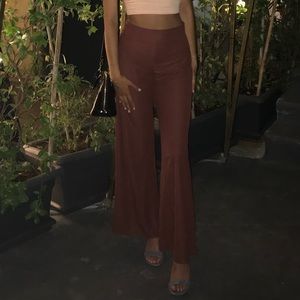 Wide leg linen style Pants
